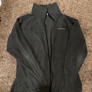 Columbia Gray Fleece Zip Jacket